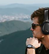 1Mii AI E700 Hybrid Active Noise Cancelling Headphones, Bluetooth Over Ear, Wireless Hi-Res Audio...