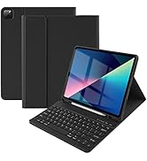 TaIYanG iPad Pro 12.9 Case with Keyboard, Keyboard Case for iPad Pro 6th Generation 2022, Detacha...