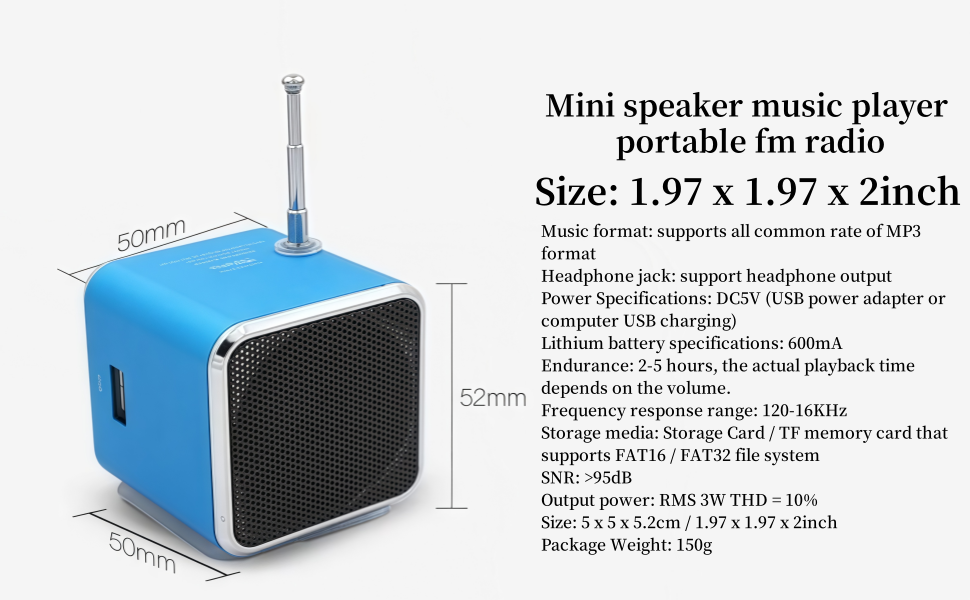 Mini Speaker Music Player Mini Music Player Mini Speaker Portable Speaker portable fm radio