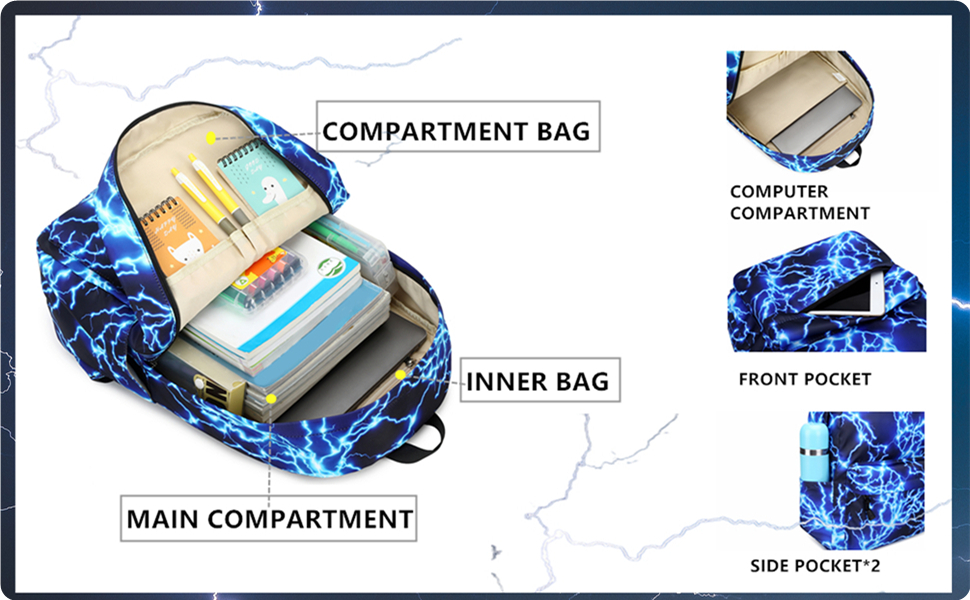 Youth Waterproof Laptop Backpack