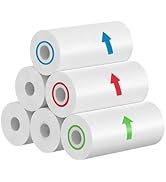 6 Rolls Kids Camera Paper Refill, HD Thermal Printing Paper for Most Instant Print Cameras (4"x2....