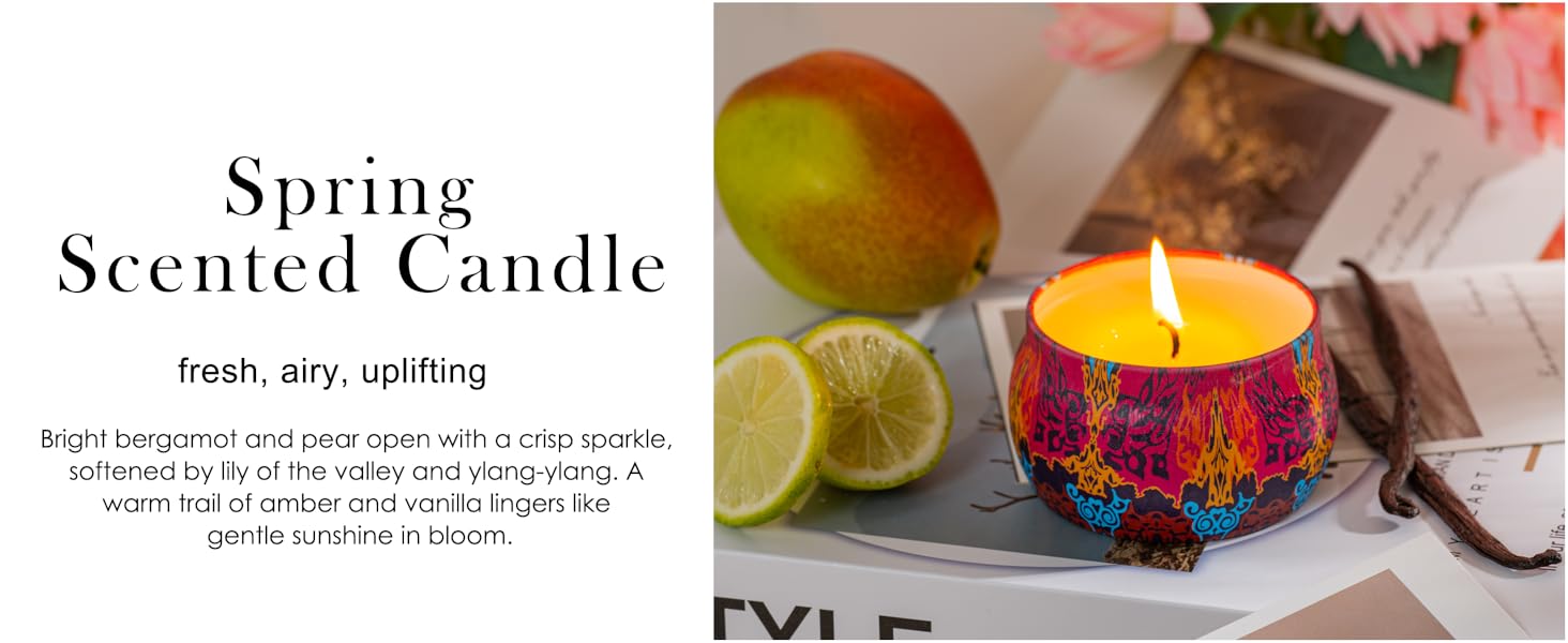 Candles for Home Scented Aromatherapy Candles Gifts Set for Women