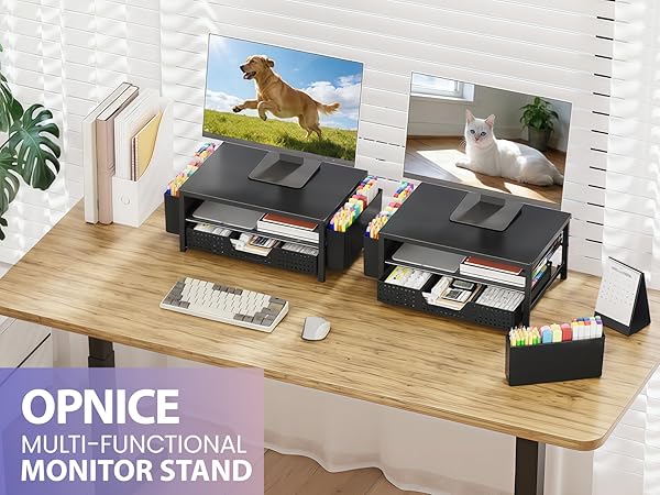 monitor stand for desk organizers and accessories computer stand riser office organization desktop 