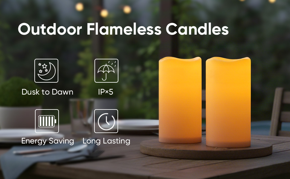 Outdoor Waterproof Candles