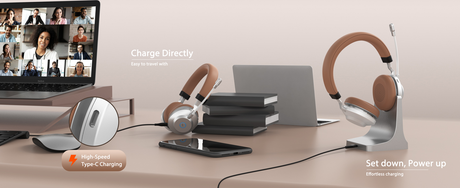 headset with microphone for laptop