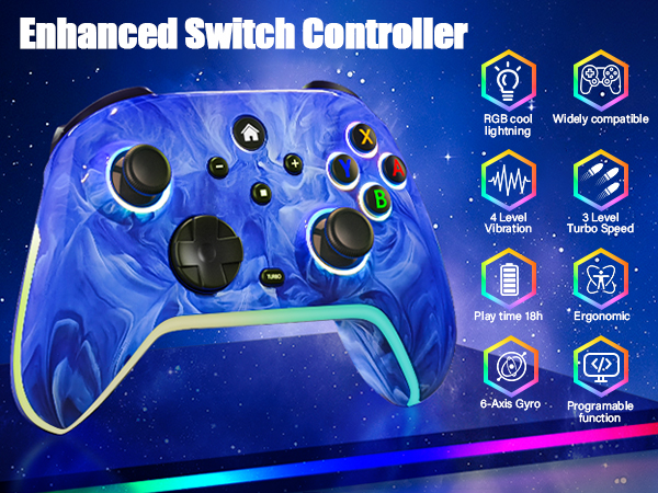 Switch Controller Wireless Nitendo Switch Pro Controller