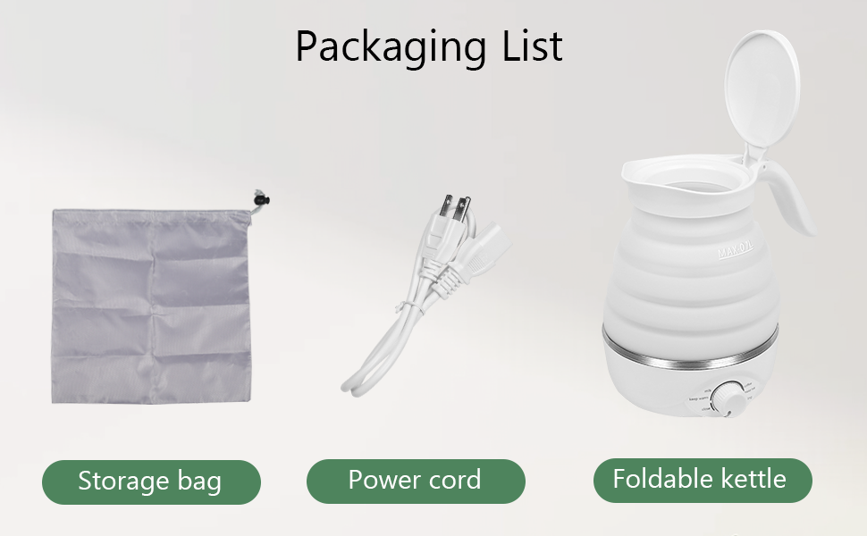 Travel Foldable Electric Kettle