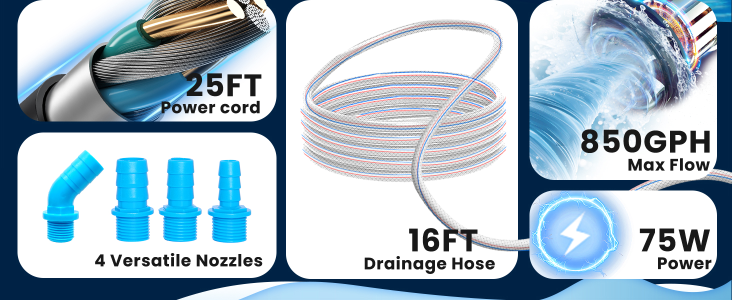 Pool Pumps with Light