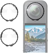 Jakoly Premium [2 Pcs] Lens Guard for Insta360 X5, Tempered Optical Glass Lens Guards with Anti-S...