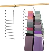 Legging Hanger for Closet, Widened Yoga Pant Leggings Organizer Holds 20 Workout Pants, Rotatable...
