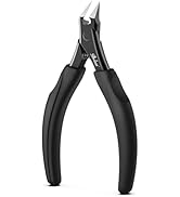 BALUCA Straight Edge Toenail Clippers for Thick Nails &amp; Ingrown Toenails – Heavy Duty Straight Bl...