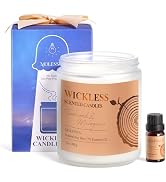 Teakwood &amp; Mahogany Wickless Candle for Candle Warmer Lamp with 10ml Essential Oil for Custom Aro...
