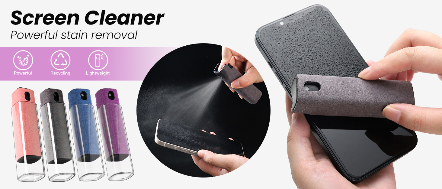 screen cleaner spray and wipe