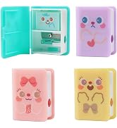 1Pc Multicolor Cute Dual Purpose Book Pencil Sharpener Eraser, Cute Cartoon Student Eraser Pencil...