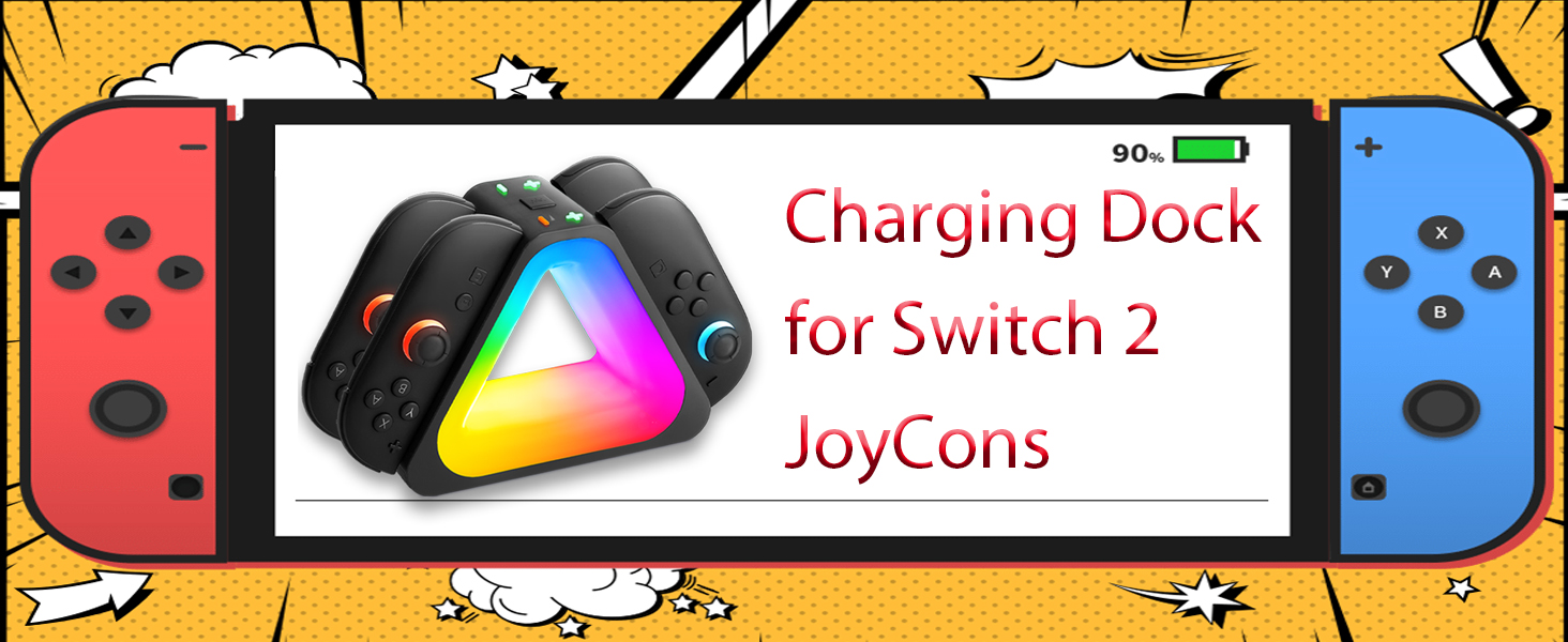 Charging Dock for Switch 2 JoyCons