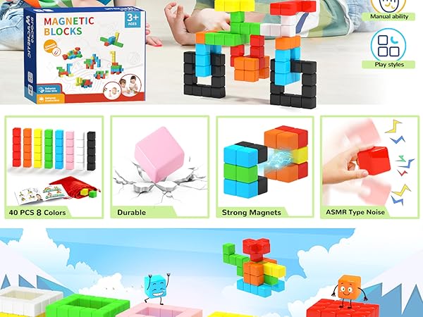 magnetic blocks for kids age 4-8
