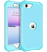 BENTOBEN for iPhone SE 2022 Case and iPhone SE 2020 Case, Heavy Duty 3 in 1 Full Body Rugged Shoc...