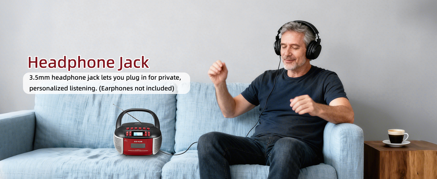 CD and Cassette Player