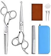 ULG Hair Cutting Scissors Kit for Toddlers, Kids &amp; Adults, Safety Round Tip | Haircut Scissors Se...