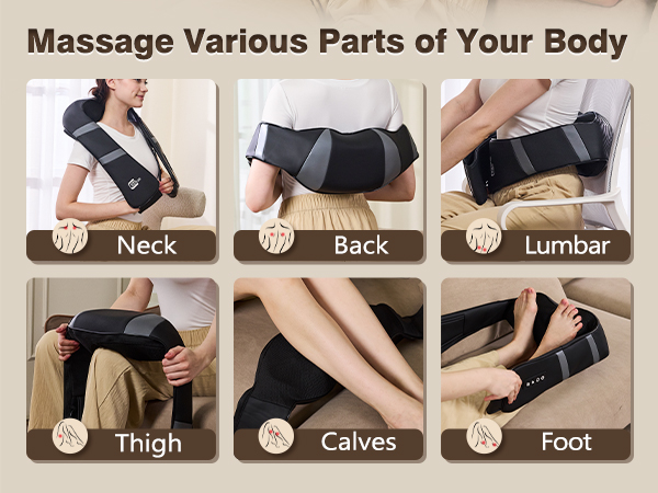 Massage Various Parts of Your Body