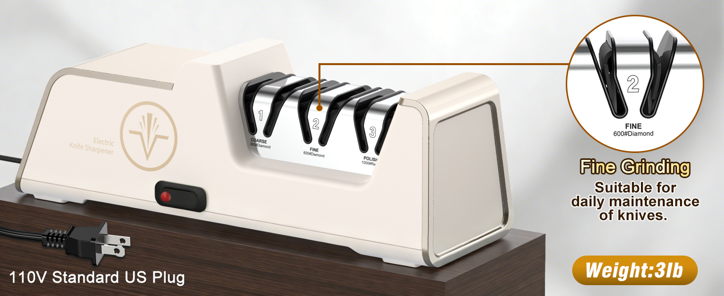 Electric knife sharpener