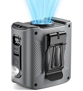 coldSky Portable Waist Fan, 10000mAh Rechargeabl with LED Display &amp; 60H Runtime, 11000RPM Brushle...