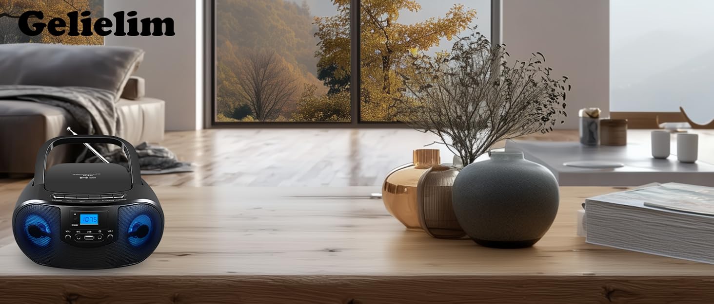 cd player portable for home boombox