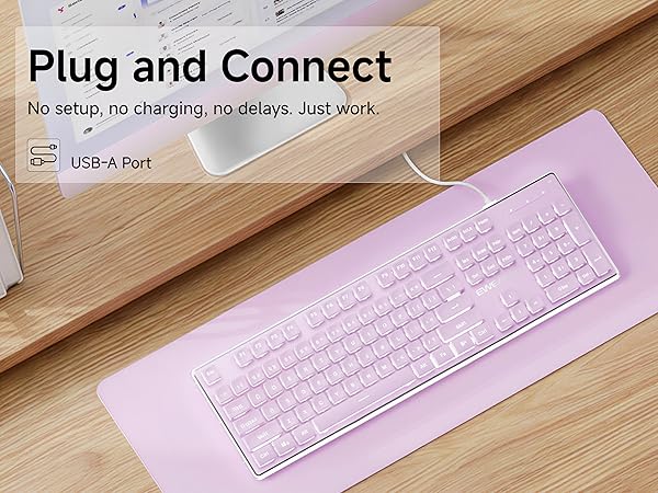 light up kyeyboard silent keyboard