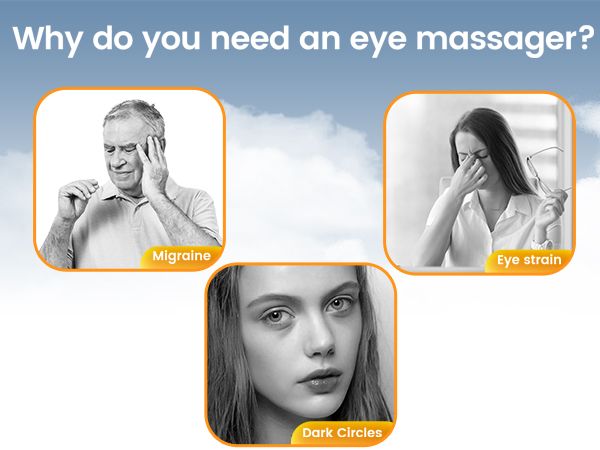 Eye massager for migraine