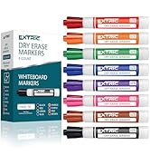 EXTRIC Dry Erase Markers, Whiteboard Markers, 8 Pack Assorted Colors Dry Erase Marker. Low Odor- ...