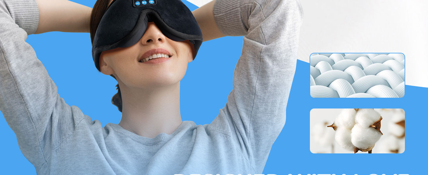 bluetooth headphone sleep mask