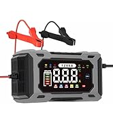 6-Amp 12V Smart Car Battery Charger, Battery Maintainer Trickle Charger with Desulfator, Pulse Re...