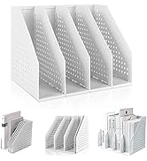 Lemical Freely Expanding File Folder Organizer Thicken Sturdy File Holder No Assembly File Boxes ...