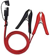 CERRXIAN 3.2FT 12V 14AWG Alligator Crocodile Clip to SAE Connector Quick Release Quick Disconnect...