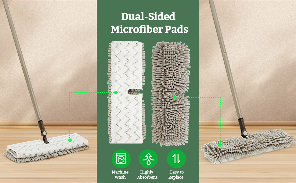 Microfiber Flat Dust Mop