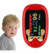 Pulse Oximeter for Kids (Aged 2-12) Rechargeable Children Oxygen and Heart Monitor Fingertip Bloo...