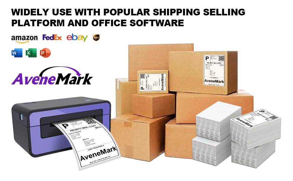 Fanfold 4 x 6 Direct Thermal Labels