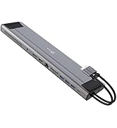 j5create USB C Dual 4K 60Hz Display Docking Station (12-in-1), Built-in M.2 SSD Slot, HDMI, Displ...