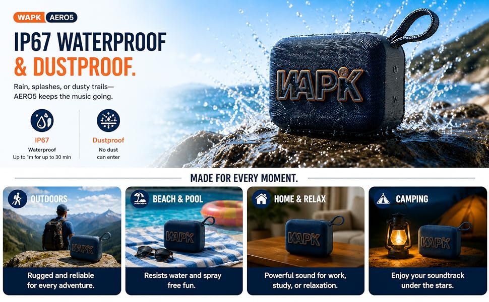 Water, Splashes &amp;amp; Rain — No Worries.
