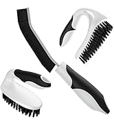 Cleangor Scrub Brush Set, Heavy Duty Scrub Brushes Crevice Cleaning Brush with Stiff Bristles, 3 ...
