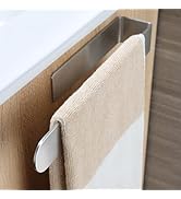 Taozun Towel Holder 11.8 Inch Brushed Hand Towel Rack Bathroom Towel Bar Adhesive Towel Ring Stai...