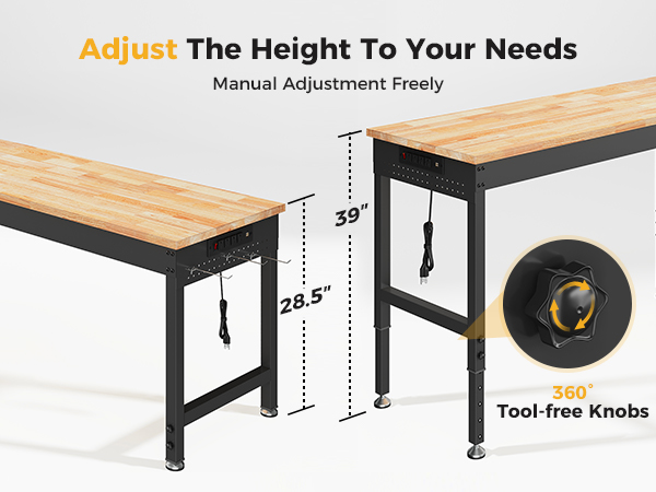 adjustable workbench