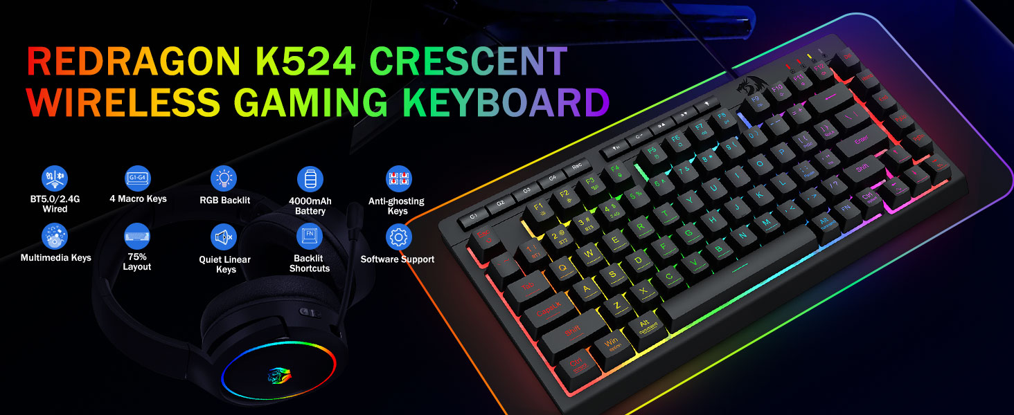 wireless gaming keyboard