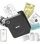 Nelko Sticker Printer, PM230 Print Pod Mini Bluetooth Portabel Sticker Maker with 3 Rolls Paper, ...