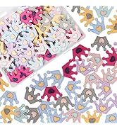 Resin Crown Slime Charms Cute Set 50pcs Resin Embellishments Bulk Mixed Color (1.3