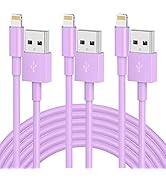 iPhone Charger Cable 10 Ft [Apple MFI Certified], QZIIW 3Pack 10 Feet Long USB to Lightning Cable...