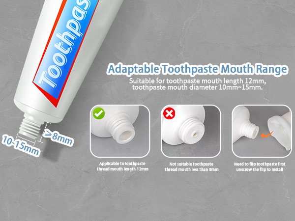Toothpaste Dispenser for bathrooms