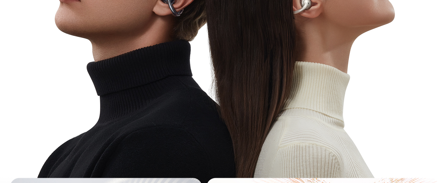 joyroom oe3 clip on earbuds open ear headphones wireless bluetooth