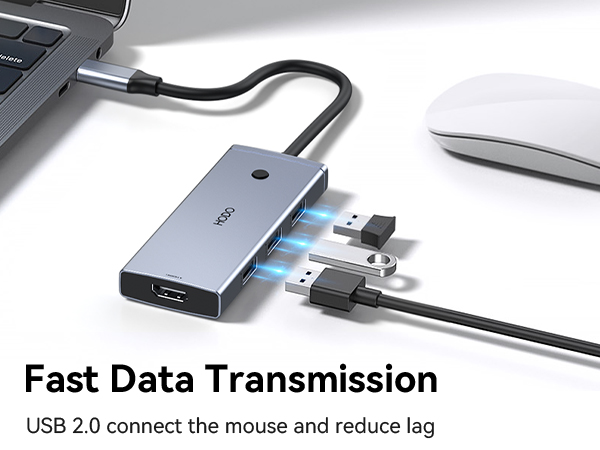 usb c hub dual hdmi dual monitor connector for laptop