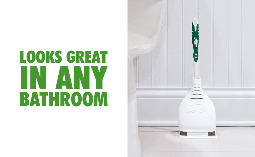 Libman Designer Toilet Bowl Brush and Caddy Holder Set